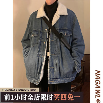 nagawl宽松休闲冬季夹克棉服