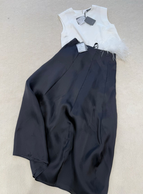 Benao本奥欧根纱半身裙