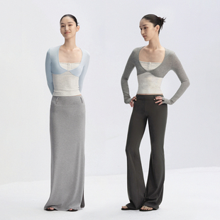 袖 套 藏蓝 花灰 弹力X型修身 蓝色 咖色 everyday