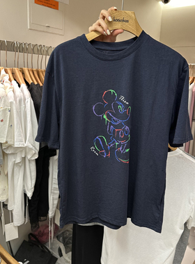HANMIGAO 圆领卡通图案宽松短袖T恤百搭上衣60818