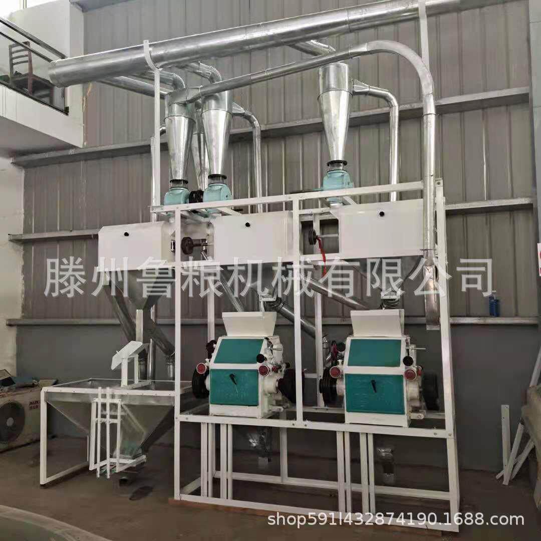 多种制URW产量面粉机 小面麦全大豆粉设备自动打机