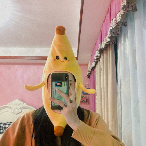 水果少女心风拍照道具礼物头套