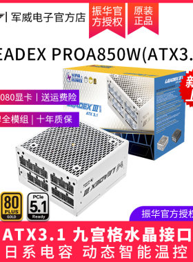 振华白色水晶头新品电脑电源振华