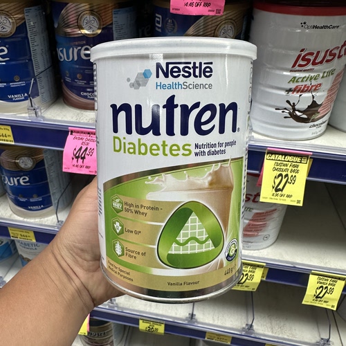 澳洲直邮Nutren雀巢成人中老年无乳糖配方营养奶粉香草味