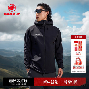 MAMMUT猛犸象Winterfield 防风防泼水【加绒】加厚保暖软壳外套男