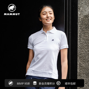 MAMMUT猛犸象Matrix 女士户外运动CoolMax速干衣薄短袖 polo衫