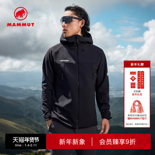 MAMMUT猛犸象Winterfield 防风防泼水【加绒】加厚保暖软壳外套男