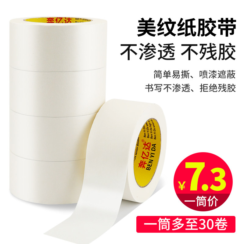 Tự động vẽ mặt nạ dính băng có thể viết Mỹ tảo cát bùn sinh viên nghệ thuật trang trí tường khiên chuyên giấy vết tách và giấy tay tearable che chiều rộng không bức tường bên ngoài còn lại