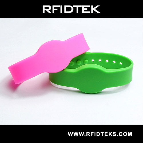 RFID硅胶手腕带 IC手环 ID桑拿手牌 IC智能手环ID手表带IC ID芯片