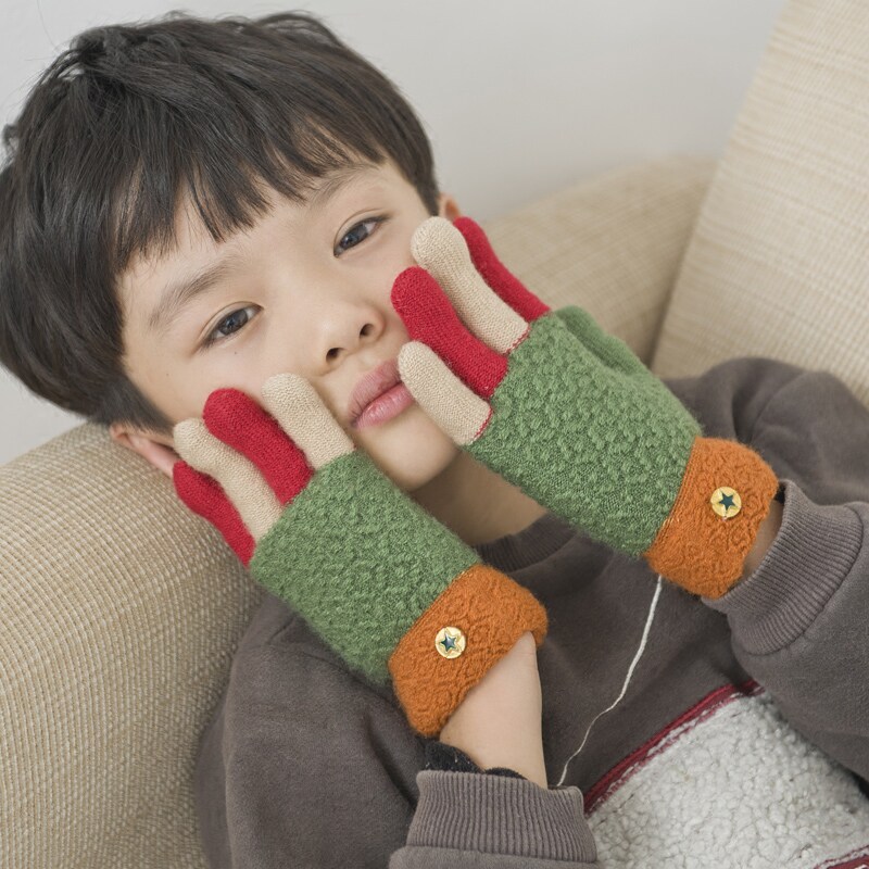 Gants pour enfants en acrylique - Ref 2145726 Image 1