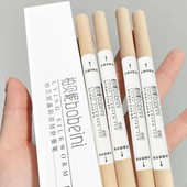 晶彩高光提亮双头两用自然勾勒卧蚕防水不易晕染哑光纤细眼影笔女