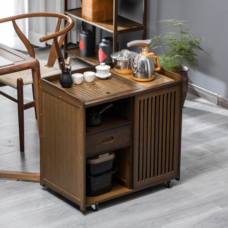小茶台下置水桶自动烧水泡茶一体茶吧柜饮水桶储物边柜带轮可移动,餐饮具,茶道/零配,淘宝优惠券,粉丝福利购,淘宝优惠卷