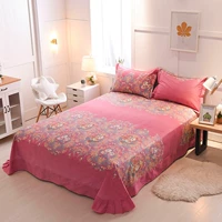 Tấm chà nhám sinh thái bằng cotton nguyên chất 1,8 mét giường 2x2,3 mét kích thước lớn 2,45 * 2,7 mét in không phai - Khăn trải giường ga giường cưới