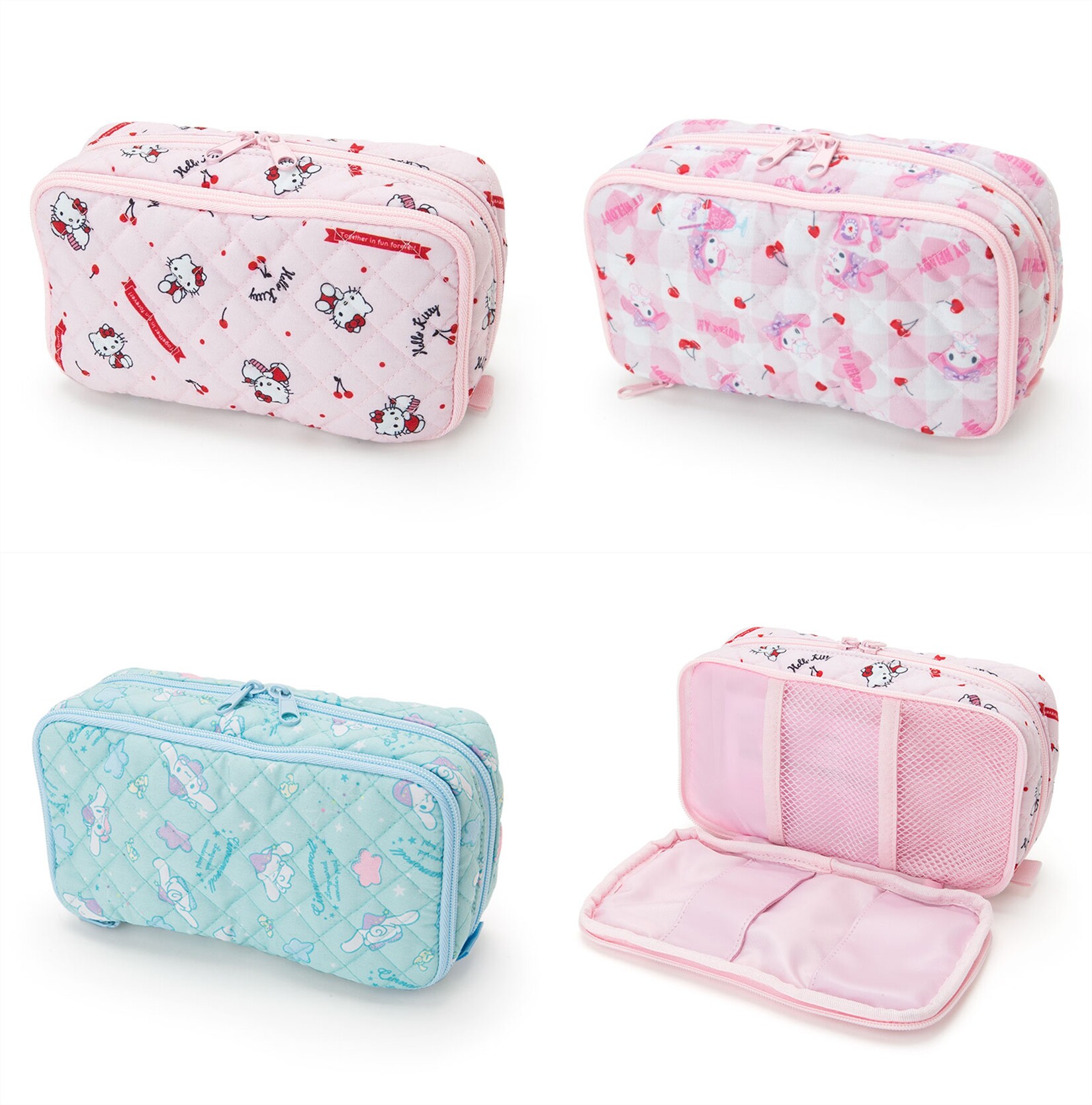 兔宝日本代购Sanrio Hello Kitty玉桂狗Melody笔袋化妆包收纳包
