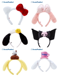 三丽鸥HelloKitty玉桂狗Melody酷洛米耳朵头箍发箍 兔宝日本代购