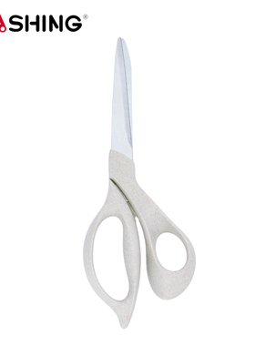 德信现货不锈钢剪刀 麦秆手柄文具剪 家用办公室剪刀批发