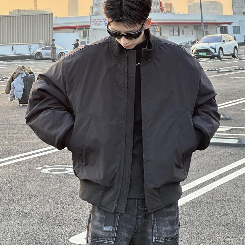 高街棒球服立领秋冬季宽松夹克