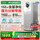 美 空气净化器除甲醛家用新房除尘二手烟味T1000lite除菌净化机