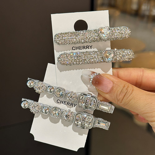 一字夹刘海侧边夹后脑勺碎发夹