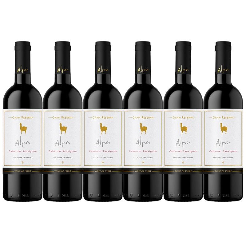 ALPACA金羊驼特级珍藏赤霞珠红葡萄酒智利原瓶进口干红中央山谷