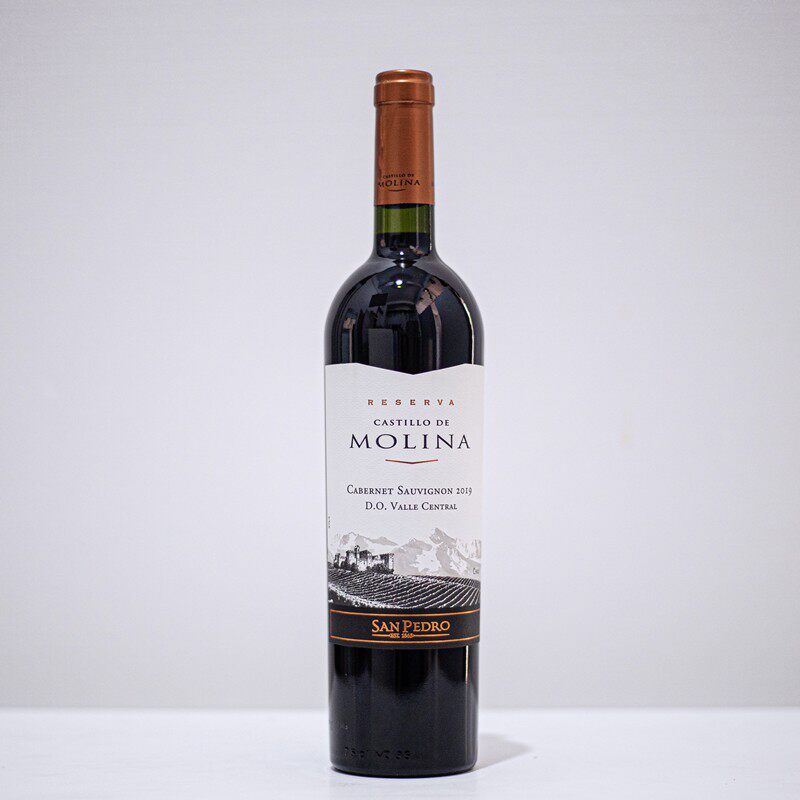 智利珍藏级赤霞珠红葡萄酒MOLINA茉琳娜VSPT圣佩特罗原瓶进口红酒