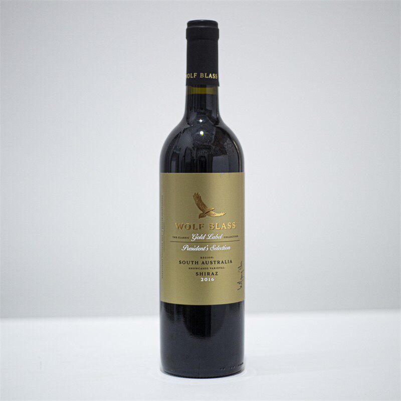 wolf blass纷赋总统金牌设拉子红葡萄酒奔富禾富澳大利亚原瓶进口
