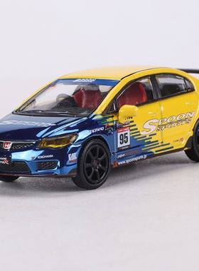 SHADOW 1:64 本田思域 Type R FD2 TMCS马来西亚特别版合金车模型