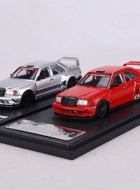 RM犀牛1:64奔驰E级W124合金仿真汽车模型收藏摆件