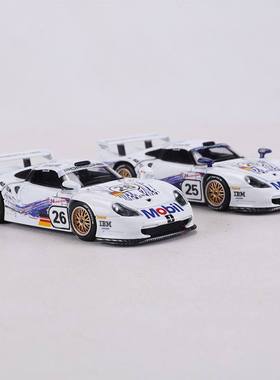 Transcend model 1:64保时捷 911勒芒24小时耐力赛合金汽车模型