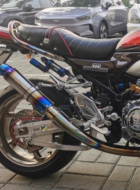 适用川崎Z900RS 2018-2025 改装威力后脚踏 铝合金后脚踏支架总成