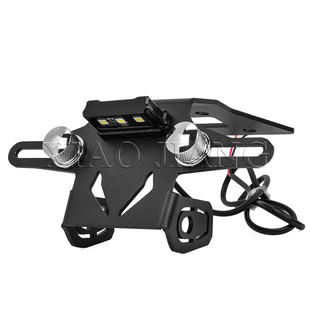 适用川崎Z400忍者NINJA400 18-22年改装配件短尾车牌架后牌架支架