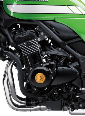 适用川崎Z900RS 2018-2025 改装引擎边盖 电机盖 装饰贴纸 铝合金