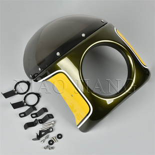 适用于川崎Z900RS 2018-2025猪头罩 带支架猪头罩配改装风挡