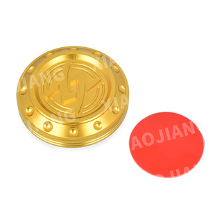 适用于 川崎Z900RS  改装上联板装饰盖上三星装饰盖帽铝合金配件