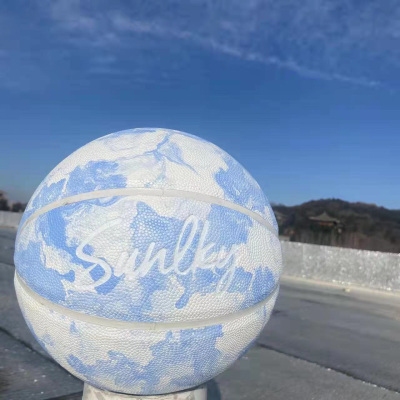 正品5号6号7号男女高颜值篮球中考专用标准PU耐磨室内外篮球礼物