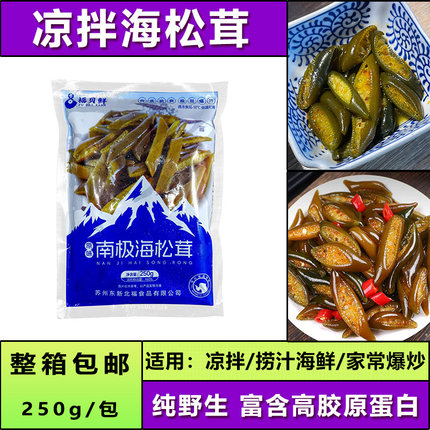 南极海松茸250g原味半成品非即食野生海带海笋海茸下酒菜商用冷菜