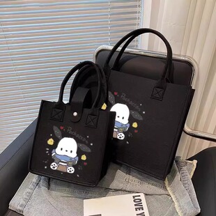 毛毡包手提包包女大容量单肩包百搭学生上课通勤包手提袋子小包包