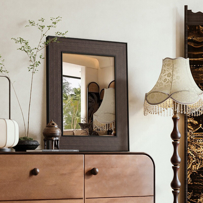 中古风软装搭配法式墙面装饰镜子