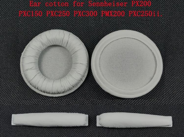 森海耳机维修耳棉套+头带垫, PX200/pxc250/PX200i/PX100/PXC150/ PXC250/PXC300/PMC250/PMX200耳机维修耳棉套+头带垫, 温馨提示：产品特点：1.耳套无损音质，符合欧洲环保ROHS要求，让您远离重金属的污染；