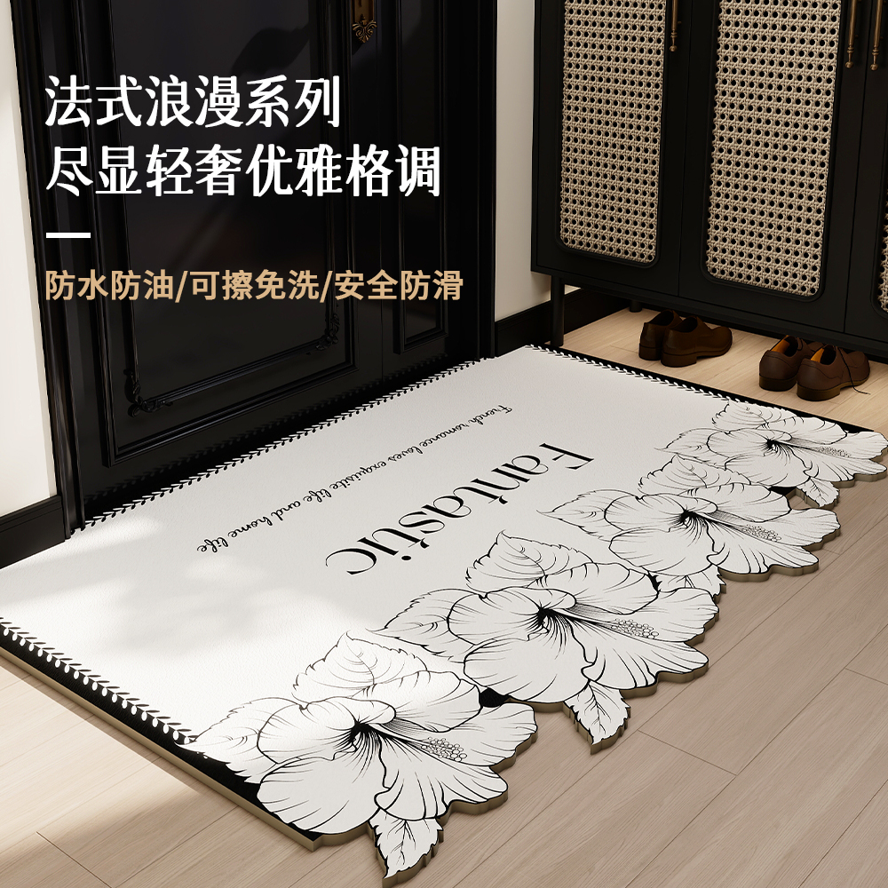 【巨耐脏pvc】入户门免洗地垫