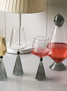 高颜值葡萄酒高脚杯醒酒器勃艮第红酒杯套装家用结婚礼物伴手礼盒