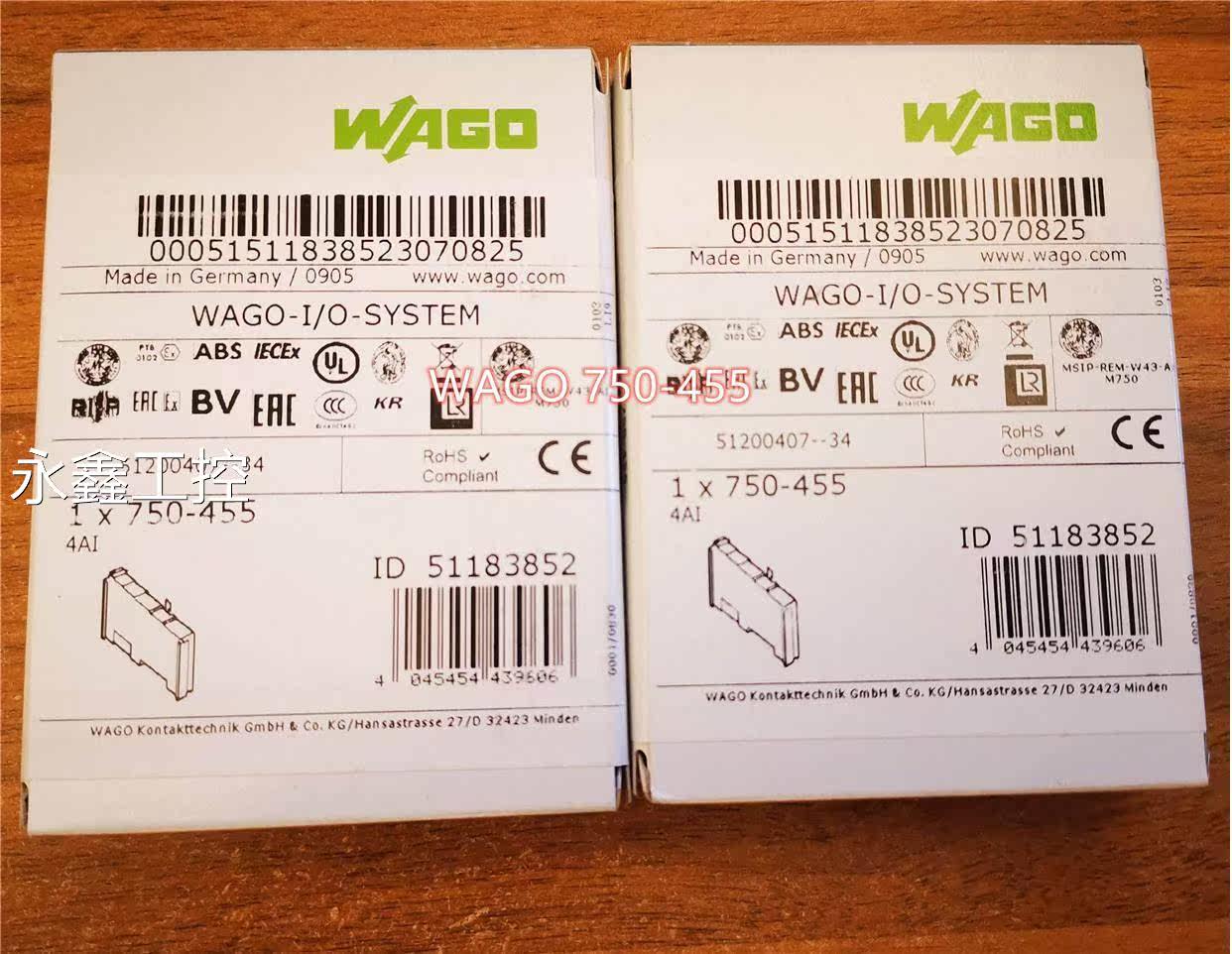 块德国进口wao 50750-3547-g354 万可现货模询价