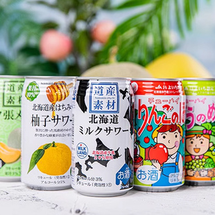 北海道小樽果酿蜜瓜艾尔果味配制酒 日本进口精酿啤酒