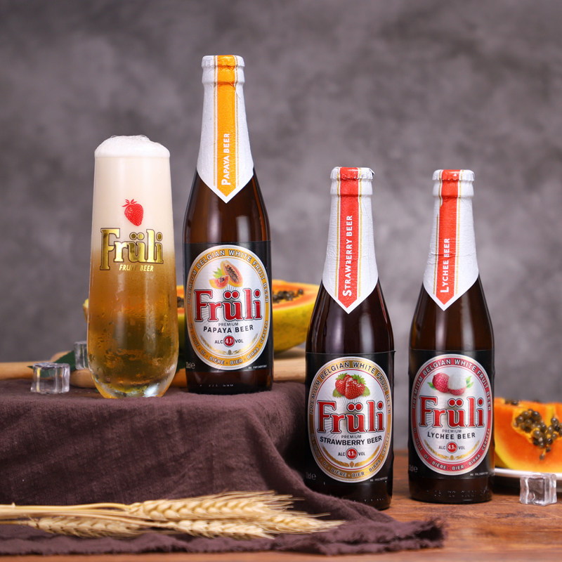 比利时进口芙力330ml果味啤酒