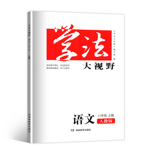 同步练 2025新版 社全新正版 RJ初中初二2教科书配套学习用书湖南教育出版 综合练含答案8上语文 学法大视野语文8八年级上册人教版