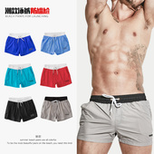 舒适温泉沙滩短裤 新款 速干海边宽松时尚 潮大码 泳裤 男平角游泳男士