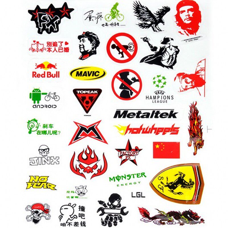 Autocollant pour vélo - Ref 2281239 Image 1