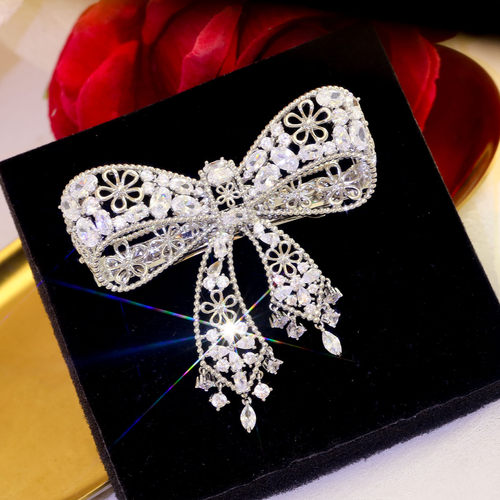发夹流苏镂空发饰锆石发夹日韩