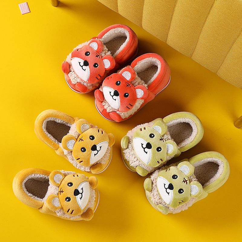 儿童棉拖鞋1-3岁包跟居家室内