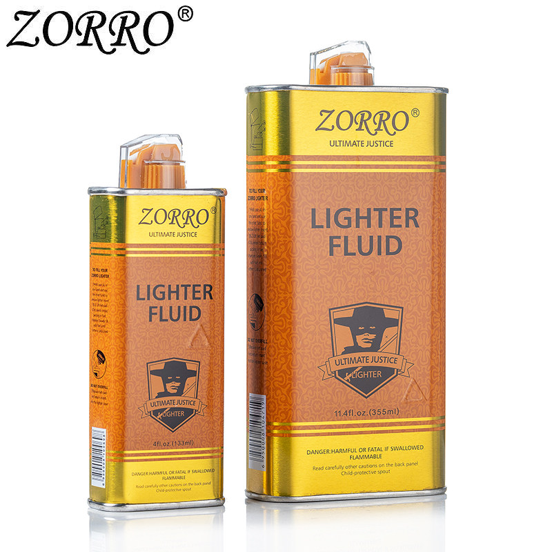 打火机油ZORRO专用正品燃油大瓶355ml佐罗煤油通用火机油省油垫